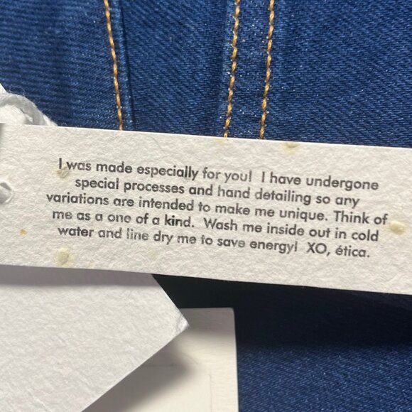 ÉTICA Micki Cropped Flare Jeans in Pure Blue - Picture 8 of 8